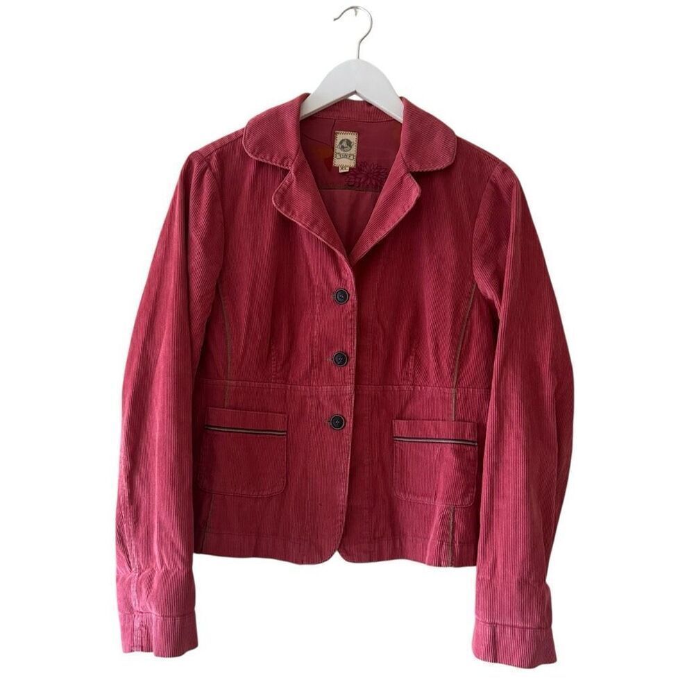 Tiny Cotton Corduroy Pink Vintage Blazer SZ XL #2532